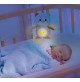 Clementoni- Good Night Owl-Peluche Neonato Interattivo, Luce Notturna, Luci E Suoni, Giocattolo Bambini 0-36 Mesi, Multicolore, 17801